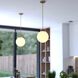 Monticello 1 Light 12 inch Muted Brass Pendant Ceiling Light