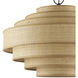 Maura 6 Light 30 inch Satin Black Chandelier Ceiling Light