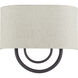 Stratton 2 Light 13 inch English Bronze ADA Wall Sconce Wall Light