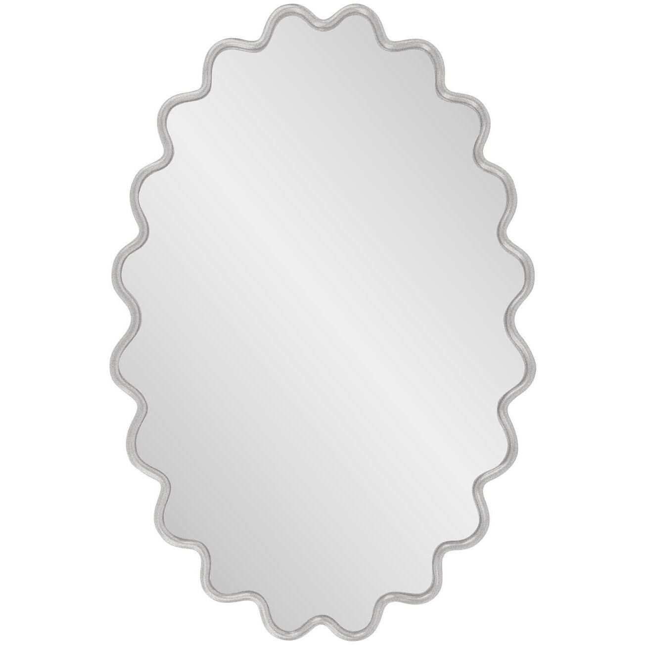Cloud 36 X 24 inch Nickel Mirror