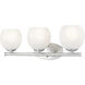 Colette Vanity Wall Light in Brushed Nickel