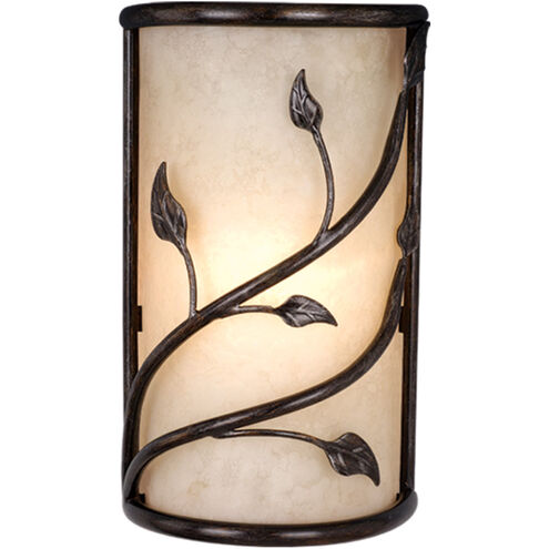 Vine 2 Light 9 inch Oil Shale Wall Light