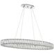 Kinsley 1 Light 39 inch Polished Chrome Chandelier Ceiling Light