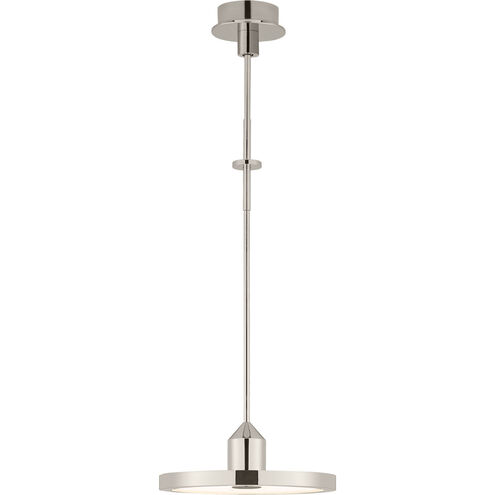 Thomas O'Brien Valen LED 13.75 inch Polished Nickel Pendant Ceiling Light, Medium