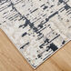 Jasmine 130 X 94 inch Black/Grey Rug in 8 x 11