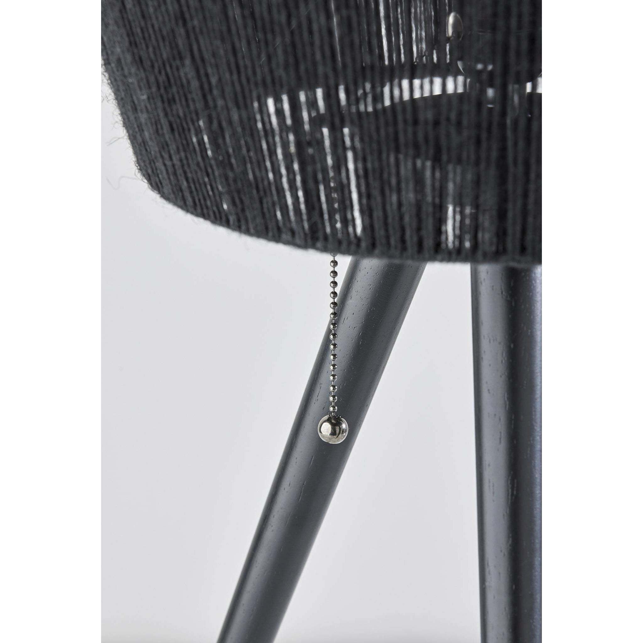 Montana 24.25 inch 100.00 watt Black Wood Table Lamp Portable Light