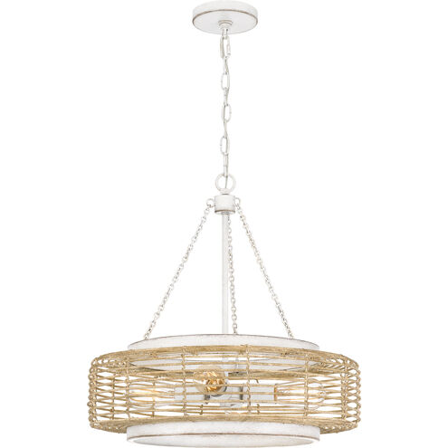 Waylon 4 Light 20 inch Antique White Pendant Ceiling Light