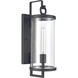 Hopkins 1 Light 17.75 inch Charcoal Outdoor Wall Sconce