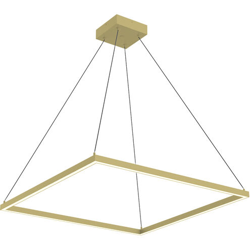 Piazza 31.5 inch Brushed Gold Pendant Ceiling Light