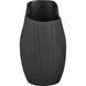 Scribing 10 X 6 inch Vase in Black
