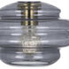 Horizon 27.75 inch 60 watt Smoke Gray Table Lamp Portable Light