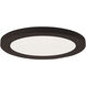 Trix LED 9 inch Black Flushmount Ceiling Light