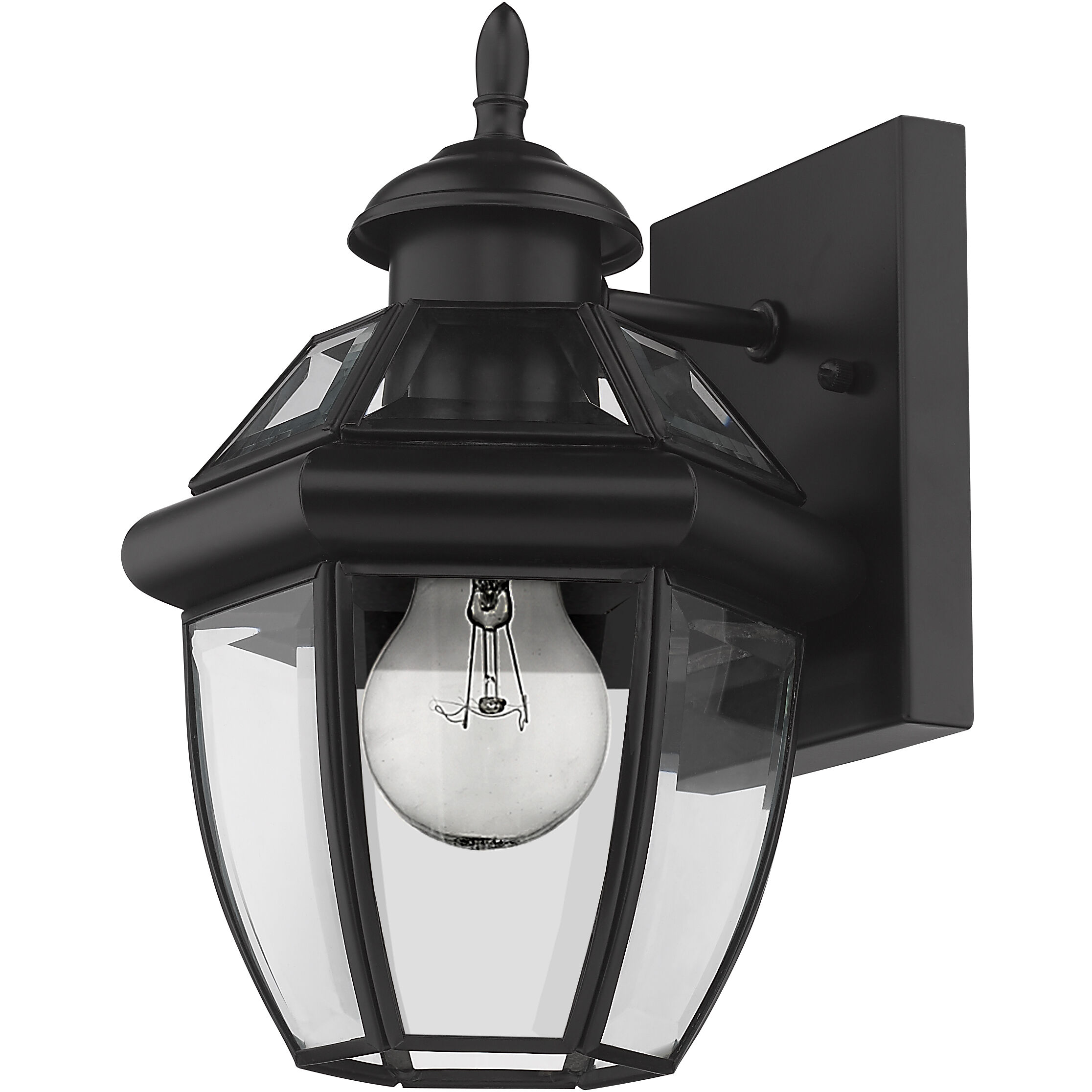 Westover 1 Light 10.5 inch Black Outdoor Wall Light