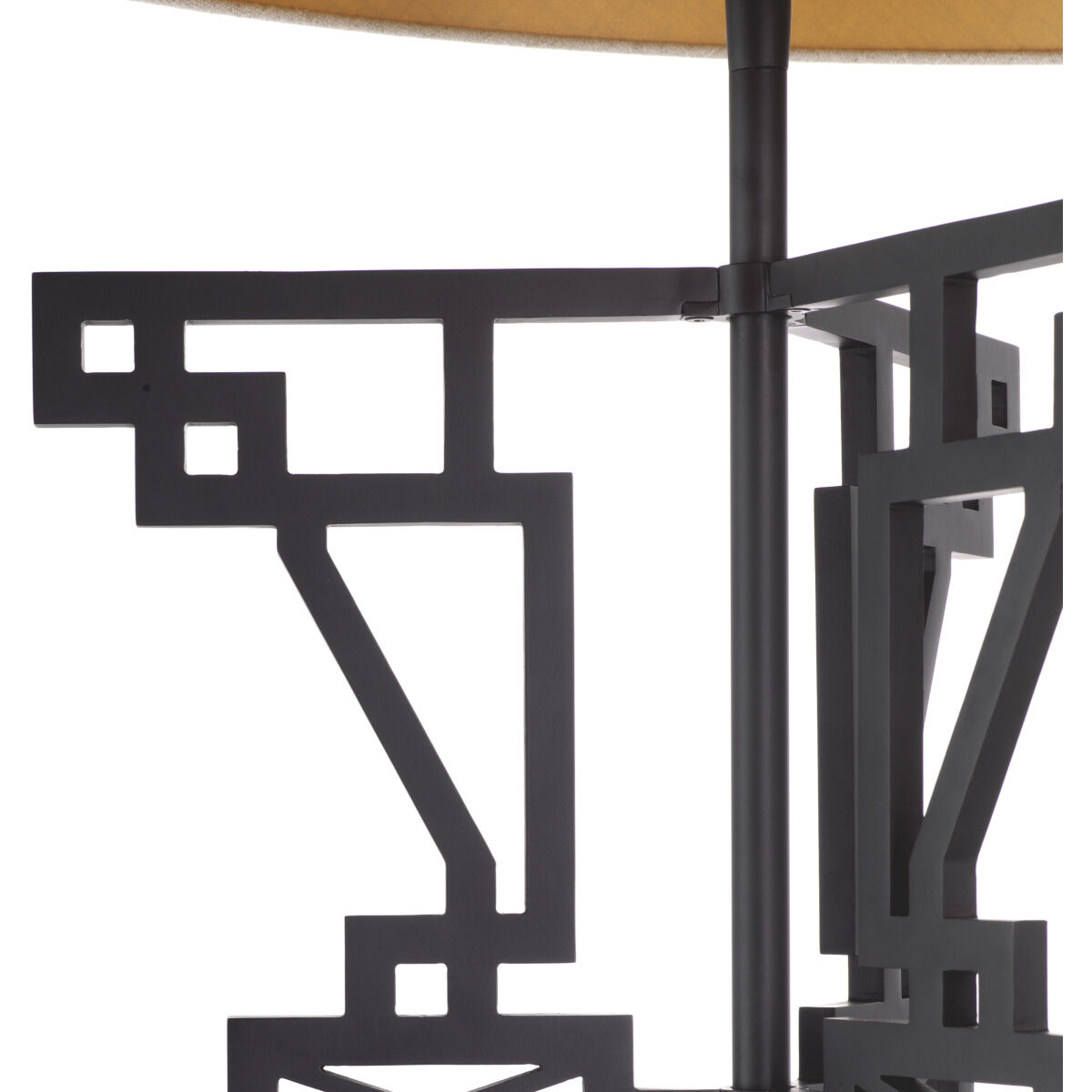 Thomas 68.9 inch 40 watt Matte Black with Black Marble Base Floor Lamp Portable Light