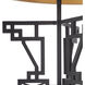 Thomas 68.9 inch 40.00 watt Matte Black with Black Marble Base Floor Lamp Portable Light