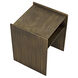 Cyrus 21 X 16 inch Aged Brass Side Table