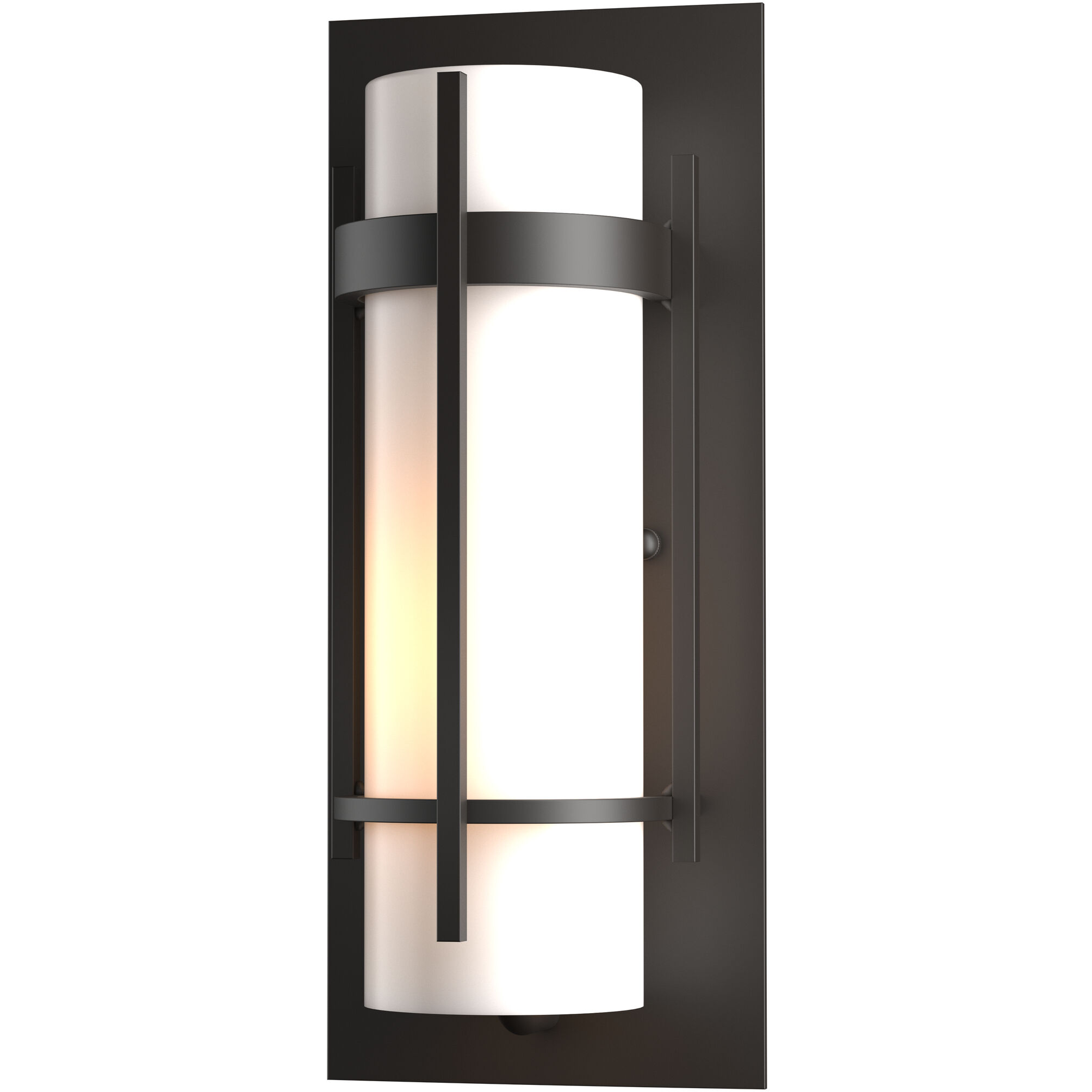 Banded 1 Light 12 inch Coastal Oil Rubbed Bronze Outdoor Sconce, Small