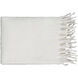 Lanose 60 X 50 inch Cream Throw, Rectangle