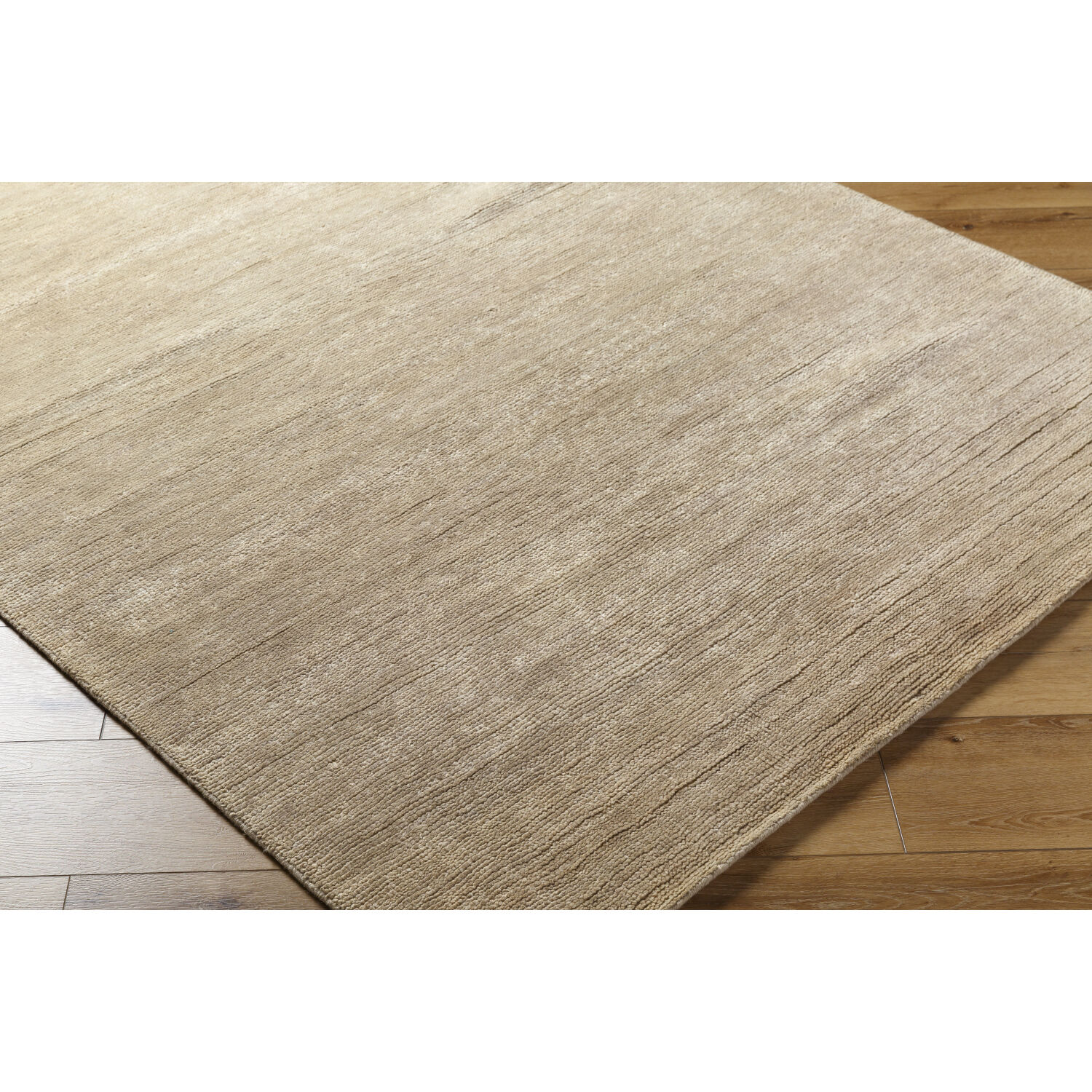 Astana 180 X 144 inch Khaki / Sand Handmade Rug in 12 x 15