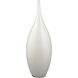 Nymph Decorative 19 X 8 inch Vases in White Glass, Set of 3