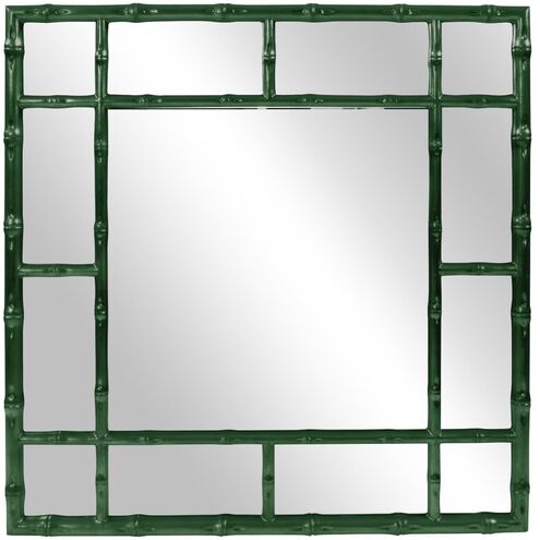 Bamboo 40 X 40 inch Hunter Green Mirror