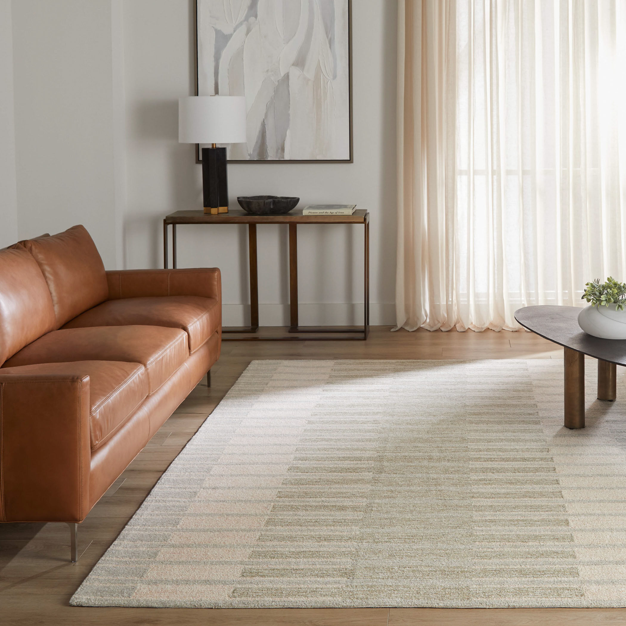 Mitra 130 X 94 inch Mineral Tones Rug in 8 x 11