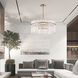 Icicles 8 Light 30 inch Natural Brass Pendant Ceiling Light, Converts to Semi Flush