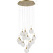 Briselle LED 24 inch Legacy Brass Pendant Ceiling Light