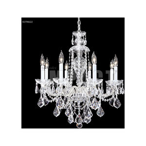 Palace Ice 8 Light 25 inch Silver Crystal Chandelier Ceiling Light