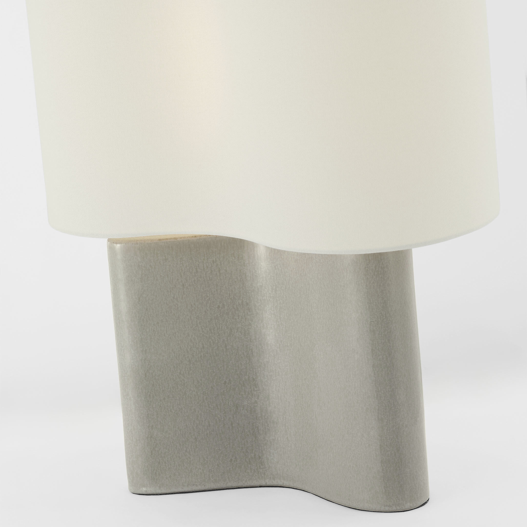 AERIN Mishca 23.75 inch 15.00 watt Shellish Gray Table Lamp Portable Light, Medium