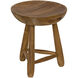 Basel 16.5 inch Clear Coat Semi Gloss Stool