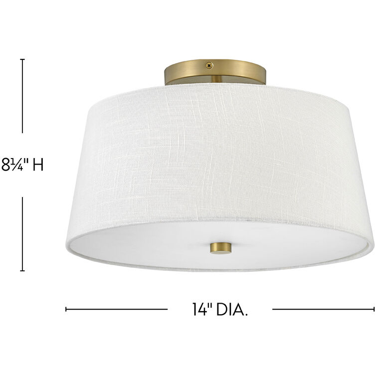 Semi flush foyer lighting online