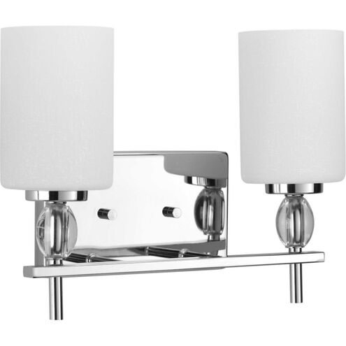 Status 2 Light 14 inch Polished Chrome Bath Vanity Wall Light