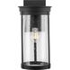 Belden 1 Light 14.37 inch Black Outdoor Wall Lantern
