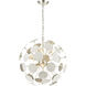 Modish 6 Light 21 inch Matte White Chandelier Ceiling Light