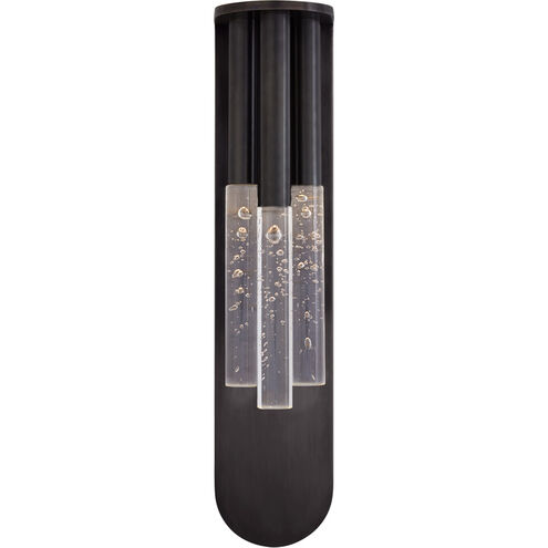 Kelly Wearstler Rousseau LED 4.5 inch Bronze Multi-Drop Sconce Wall Light in Seeded Glass, Medium