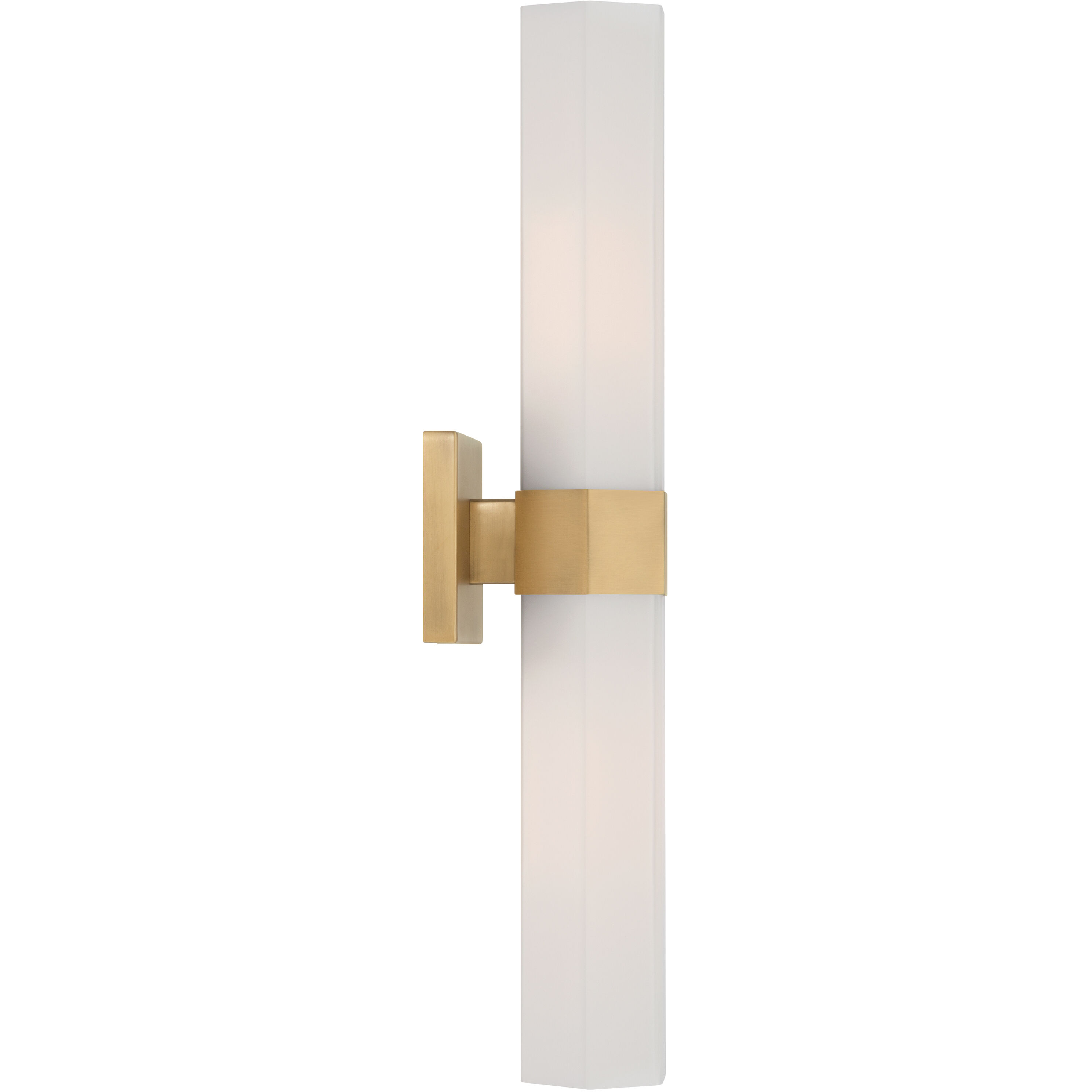 Delgada 2 Light 4.75 inch Legacy Brass Bath Bar Wall Light