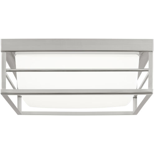 Dearborn LED 12 inch Brushed Nickel Ceiling Flush Mount Ceiling Light