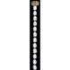 Forever Seduction LED 45.6 inch Aged Brass Modular Pendant Ceiling Light, Driver in Canopy