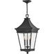 Heritage Chapel Hill LED 13 inch Museum Black Outdoor Hanging Lantern