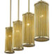 Basetti 4 Light 5 inch Gold Pendant Ceiling Light