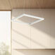 Piazza LED 17.75 inch White Pendant Ceiling Light