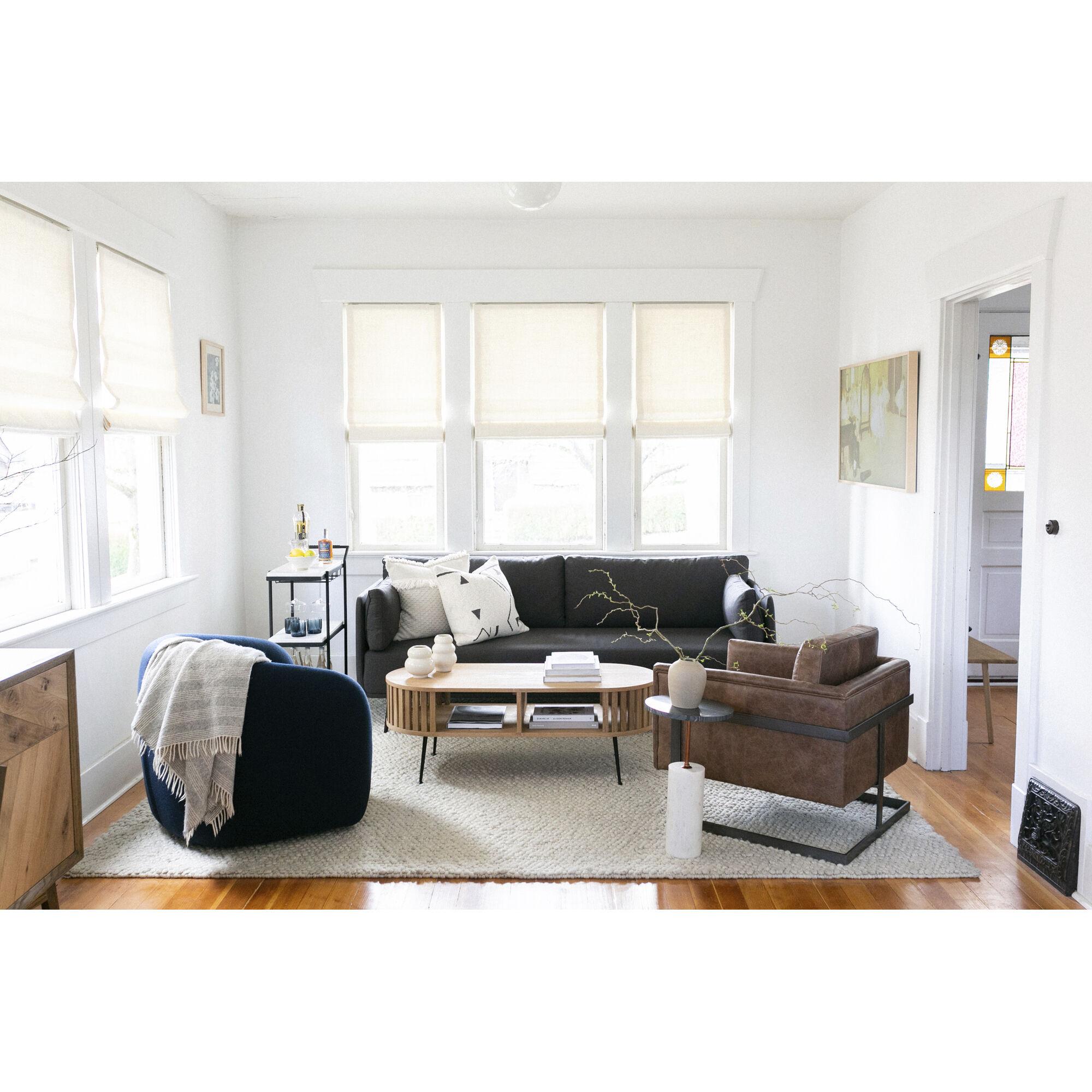 Dusk 20 X 12 inch Black Accent Table