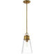 Wentworth 1 Light 7.5 inch Rubbed Brass Pendant Ceiling Light