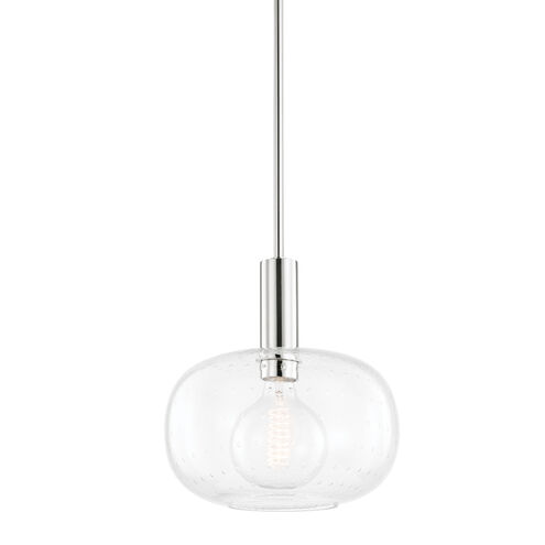 Harlow 1 Light 12 inch Polished Nickel Pendant Ceiling Light