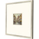 Pastel Street Multi and Brown and Gray and Pink Framed Art