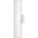 MOCO Silo 2 Light 20 inch Textured White Outdoor Wall Mount Lantern, Coastal Elements