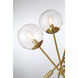 Auresa 8 Light 34.5 inch Soft Brass Pendant Ceiling Light