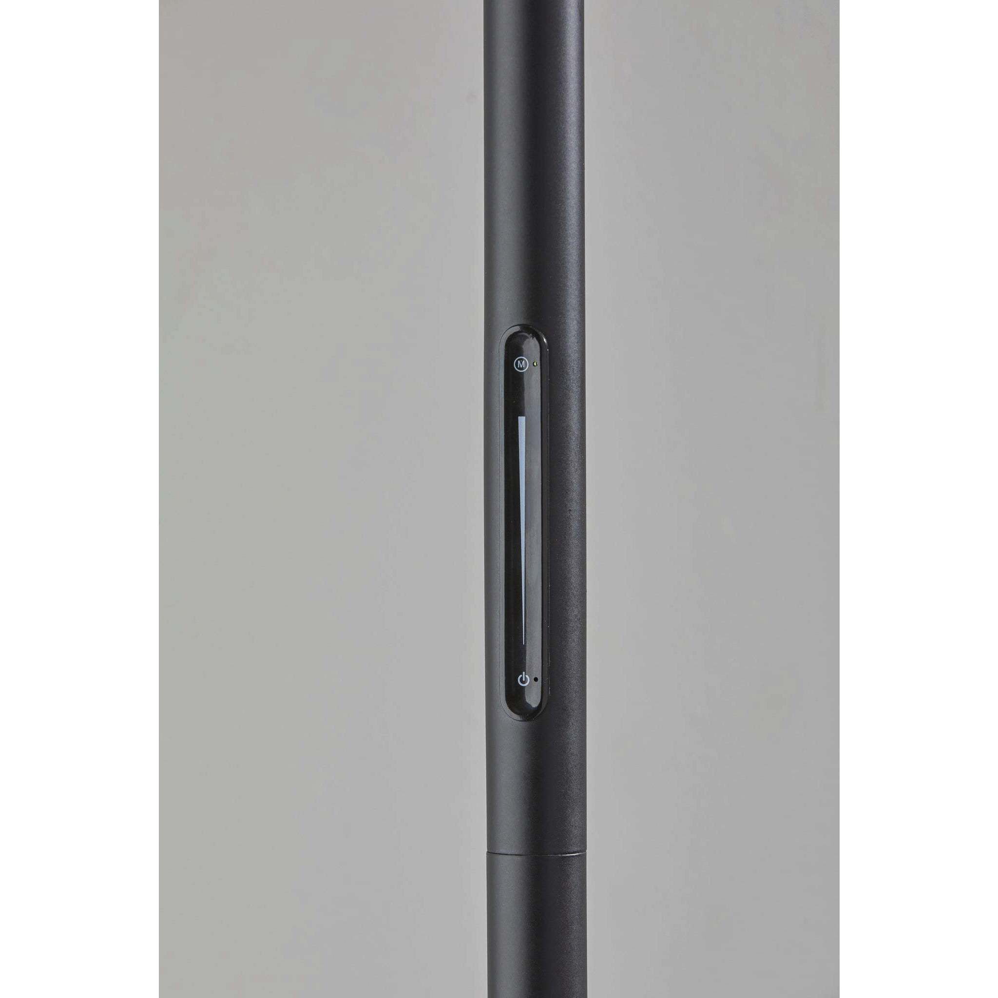 Sophia 52 inch 6.00 watt Black/Walnut Floor Lamp Portable Light