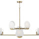 Oriya 8 Light 35 inch Aged Brass Chandelier Ceiling Light